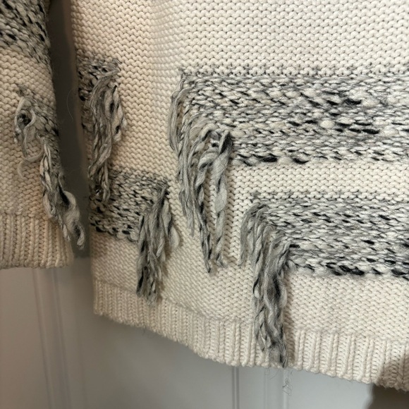 Lou & Grey Fringe Out Mock Neck Sweater, Size Small - Picture 4 of 16